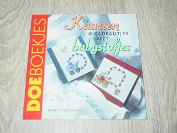 Doe boekje - kaarten en cadeautjes met babystofjes beschikbaar voor biedingen