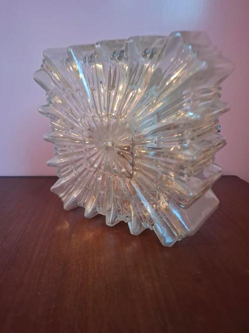 Retro Design Plafondlamp Glashutte Limburg, Huis en Inrichting, Lampen | Plafondlampen, Zo goed als nieuw, Glas, Ophalen of Verzenden