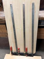 3 lange lijmklemmen 120 x 1000, Doe-het-zelf en Verbouw, Gereedschap | Handgereedschap, Ophalen of Verzenden, Zo goed als nieuw