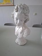 klassiek decoratief borstbeeld vrouw tuinbeeld beeld beton, Tuin en Terras, Ophalen of Verzenden, Gebruikt, Beton, Mensenbeeld