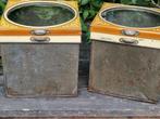 2 prachtige jaren 60 Verkade winkelblikken (brocante), Antiek en Kunst, Ophalen of Verzenden