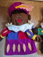 2x zwarte piet handpop 27 cm, Ophalen of Verzenden