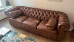 Chesterfield bank 3 zits, Huis en Inrichting, Ophalen, Gebruikt, Driepersoons, Rechte bank
