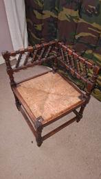 Vintage Bobbin hoekstoel, Antiek en Kunst, Ophalen of Verzenden