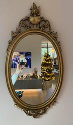 Prachtige ovale vintage Pieterman spiegel, Antiek en Kunst, Antiek | Spiegels, Ophalen, Ovaal, 50 tot 100 cm