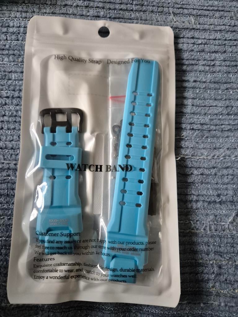 Casio G-Shock Horlogebandje voor div.types., Casio, Kunststof, Polshorloge, Nieuw