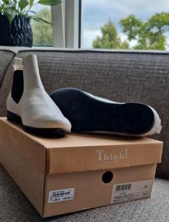 Think enkellaarsje wit maat 39.5 of maat 36 beschikbaar voor biedingen