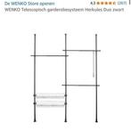 Wenko kledingrek, Ophalen, Zo goed als nieuw