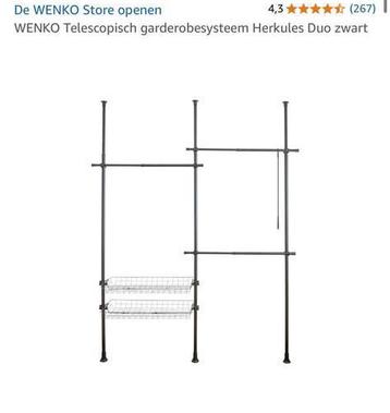 Wenko kledingrek beschikbaar voor biedingen