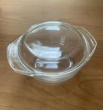 Vintage glazen dekschaal met Deksel - Acropal, Ophalen of Verzenden, Overige stijlen, Glas, Schaal of Schalen