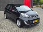 Kia Picanto 1.0 Cvvt 5-DRS 2012 Zwart, Auto's, Kia, Voorwielaandrijving, 400 kg, Bedrijf, Handgeschakeld