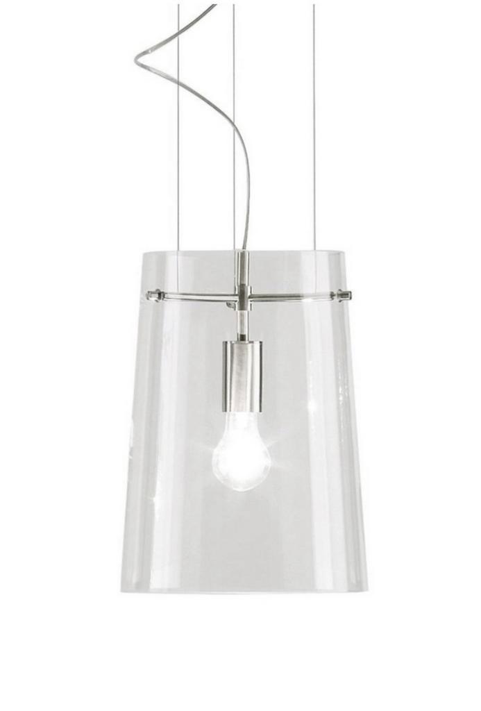 Italiaans design. Azure blauwe lamp Prandina Sera 4.45cm, Huis en Inrichting, Lampen | Hanglampen, Zo goed als nieuw, Minder dan 50 cm