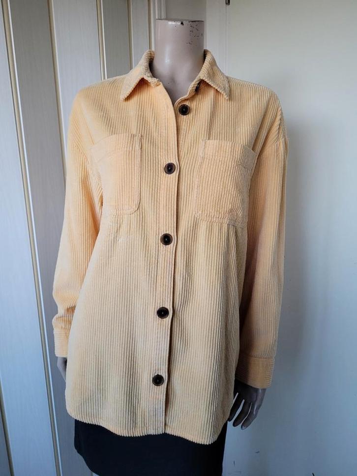 Sissy Boy corduroy blouse geel maat M, Kleding | Dames, Blouses en Tunieken, Zo goed als nieuw, Maat 38/40 (M), Geel, Ophalen of Verzenden