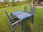 Tuinset Hartman Da vinci verstelbare stoelen, Ophalen of Verzenden, Zo goed als nieuw, Rechthoekig, Kunststof