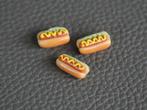 Net binnen, lekkere hotdogs met mosterd en blaadje sla, Ophalen of Verzenden, Gebruiksvoorwerp