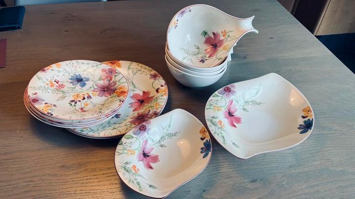 Villeroy & Boch (Mariefleur), Huis en Inrichting, Keuken | Servies, Nieuw, Compleet servies, Overige stijlen, Porselein, Ophalen