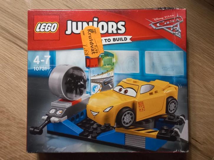 60% Korting op Lego Disney Pixar Cars 10731 Cruz Ramirez, Kinderen en Baby's, Speelgoed | Duplo en Lego, Nieuw, Lego, Complete set
