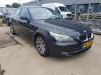 BMW 5-Serie 2.5 I 523 AUT  2008, Achterwielaandrijving, Zwart, Zwart, Sedan