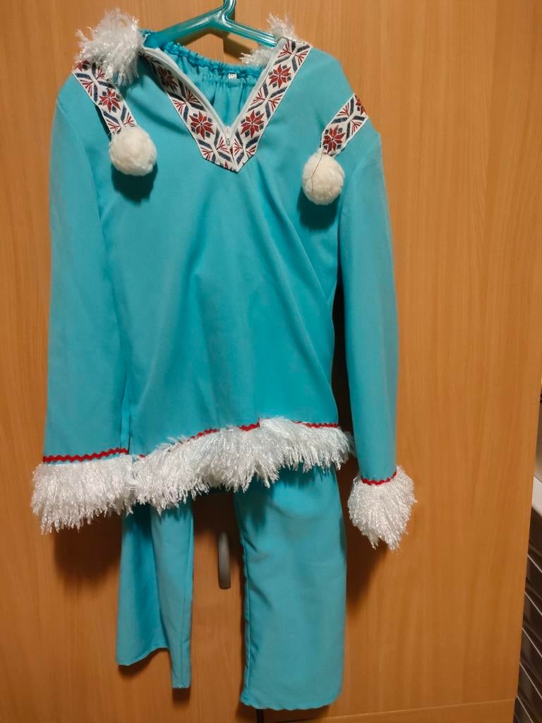 Eskimo Carnavalspak - Maat 152, Ophalen, Zo goed als nieuw, 146 t/m 152, Jongen of Meisje