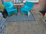 2 design tuinstoelen bijna gratis, Ophalen, Zo goed als nieuw, Kunststof