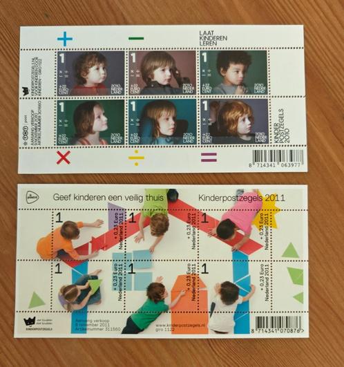Nominaal frankeergeldig kinderpostzegels v.a.2010 PF, Postzegels en Munten, Postzegels | Nederland, Postfris, Ophalen of Verzenden