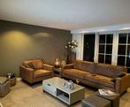 Congac kleurig bankstel + love seat, Ophalen of Verzenden, Zo goed als nieuw