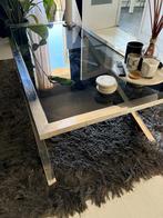 Eichholtz salontafel glas, Ophalen, Gebruikt, 50 tot 100 cm, Glas