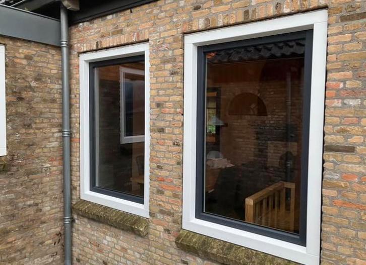 Nieuwe kunsstof kozijnen, Doe-het-zelf en Verbouw, Kozijnen en Schuifpuien, Nieuw, Raamkozijn, Kunststof, 75 tot 150 cm, Ophalen