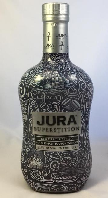 Bijzondere fles Jura Superstition beschikbaar voor biedingen