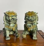 Set foo dogs China brons, Ophalen of Verzenden