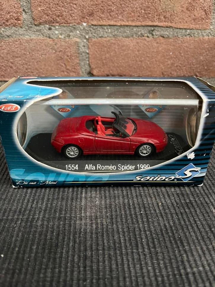 1:43 ALFA ROMEO 916 SPIDER ………. 10,-, Hobby en Vrije tijd, Modelauto's | 1:43, Zo goed als nieuw, Tractor of Landbouw, Ophalen of Verzenden