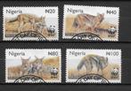 Nigeria 2003 dieren wwf, Postzegels en Munten, Postzegels | Afrika, Verzenden, Nigeria, Gestempeld