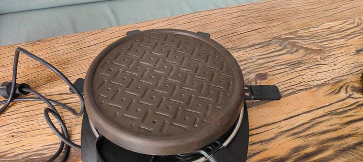 Tefal Raclette Grill - 6 Personen, Witgoed en Apparatuur, Grillplaten, Gebruikt, Tafelgrill, Ophalen of Verzenden