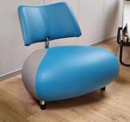 Leolux Pallone fauteuil opnieuw gestoffeerd met Leer, Nieuw, 75 tot 100 cm, Metaal, Design