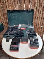 Metabo BSZ 12 Impuls Accuboormachine met 2 Accu's, Gebruikt, Variabele snelheid, Ophalen of Verzenden, Boor- en Schroefmachine