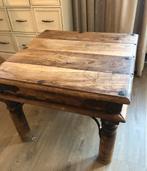 Indiase salontafel, Ophalen, Gebruikt, 50 tot 100 cm, Vierkant