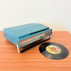 VINTAGE PLATENSPELER PLATENSLIKKER EUROPHON TURQUOISE 1965, Overige merken, Gebruikt, Automatisch, Verzenden