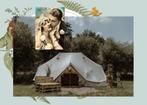 Buiten bruiloft in sfeer Tipi tenten, op en afbouw + styling
