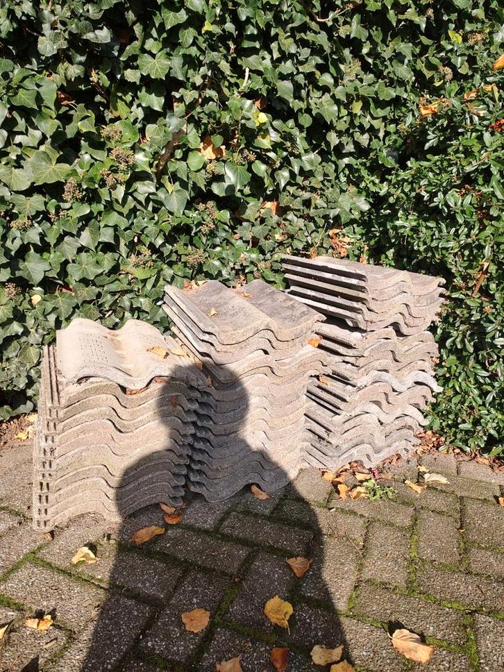 Gebruikte Sneldek Dakpannen - Grijs, Doe-het-zelf en Verbouw, Dakpannen en Dakbedekking, Gebruikt, Dakpannen, Steen of Klei, Grijs