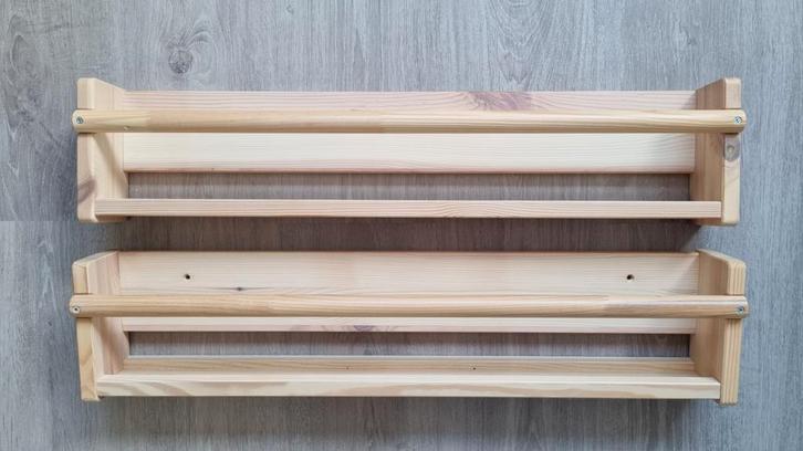 Ikea Flisat Wandrekjes - Set van 2 stuks inclusief schroeven, Huis en Inrichting, Woonaccessoires | Wandplanken en Boekenplanken