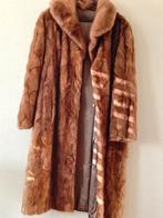 Bontjas vintage damesjas tot over de knieën maat s/m, Ophalen of Verzenden, Zo goed als nieuw, Maat 38/40 (M), Bruin