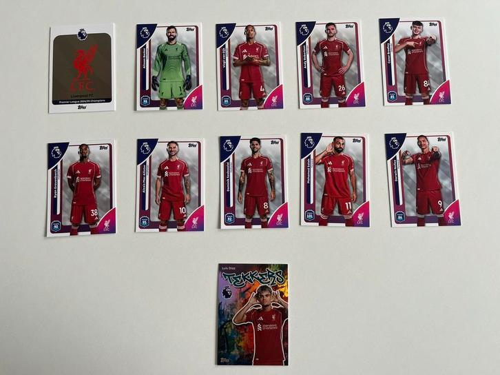 Topps Premier League 2026 Liverpool kaarten, Hobby en Vrije tijd, Stickers en Plaatjes, Nieuw, Meerdere plaatjes, Ophalen of Verzenden