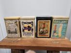 4 OUDE BROCANTE "JOH. VAILLANT, REMSCHEID" BLIKKEN, Ophalen of Verzenden, Gebruikt, Overige, Overige merken