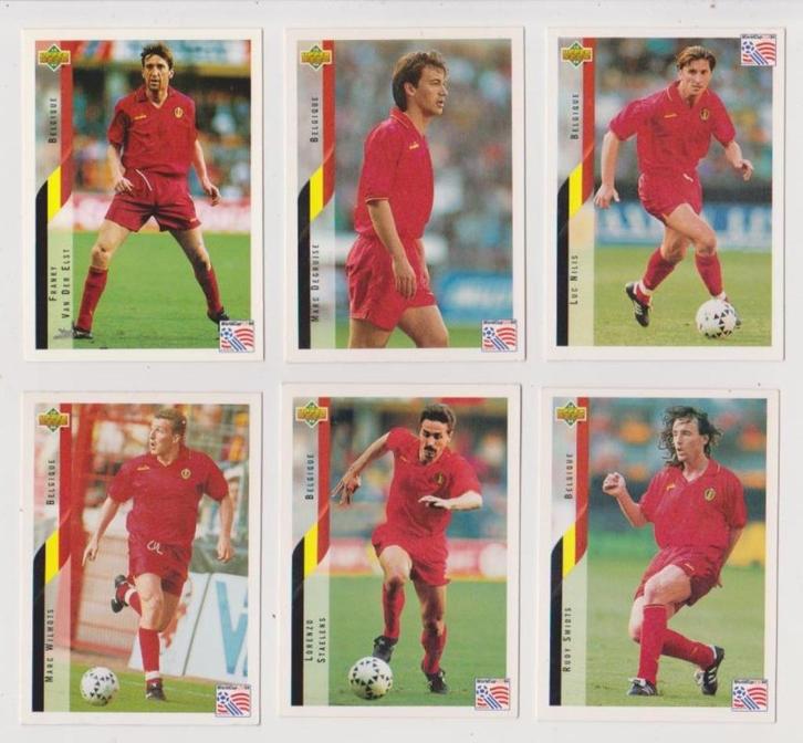 Upper Deck voetbalkaarten World Cup USA 1994, Verzamelen, Sportartikelen en Voetbal, Zo goed als nieuw, Poster, Plaatje of Sticker