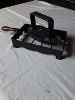 Mooie antieke treef met oude strijkbout, Antiek en Kunst, Curiosa en Brocante, Ophalen of Verzenden