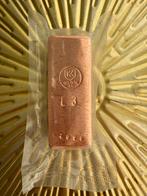 Koperbaar 999 - 1 kg met certificaat, Ophalen of Verzenden, Koper