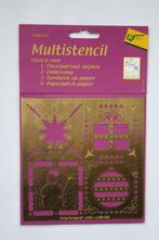 Multistencil Ster sneeuwman kerstbal, Verzenden, Nieuw, Kerst, Pons of Mal