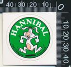 Sticker: Melkunie - Schoolmelk - Hannibal, Verzamelen, Ophalen of Verzenden, Zo goed als nieuw, Strip of Tekenfilm