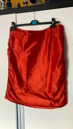 MO, Q rimpelrok satijn gevoerd zgan 46, Kleding | Dames, Ophalen of Verzenden, Zo goed als nieuw, Maat 46/48 (XL) of groter, Onder de knie