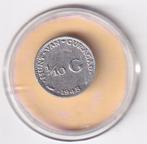 Curacao 1/10 Gulden 1948 Zeer goed, Postzegels en Munten, Munten | Nederland, Verzenden, Zilver, 10 cent, Koningin Wilhelmina